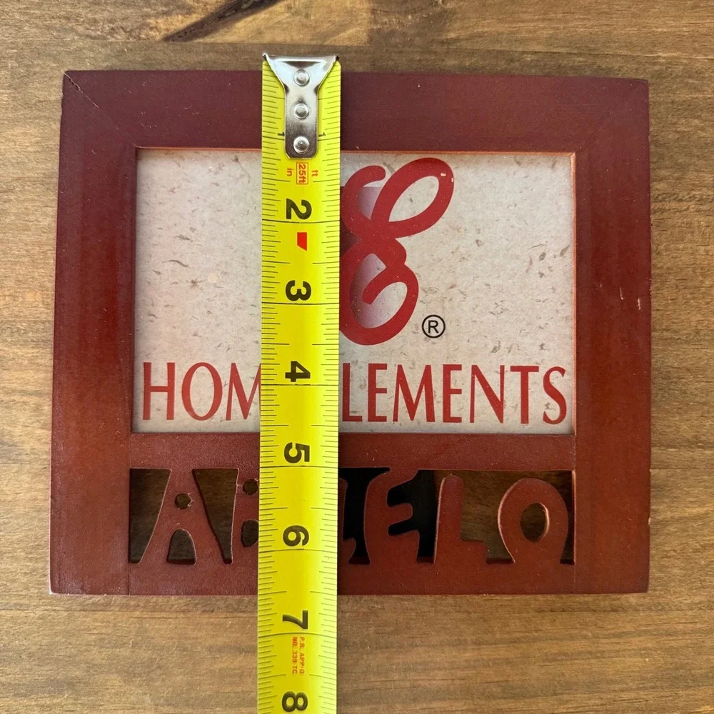 3pc Home Elements Mama Abuela Abuelo Wooden Picture Frames Family Photo Set
